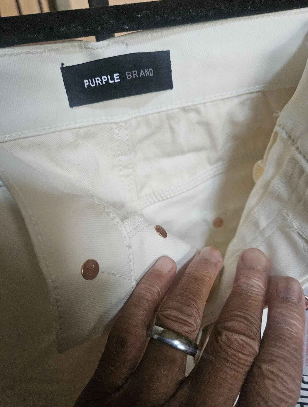 NWT Purple-Brand Flare Cargo Pants, sz 34